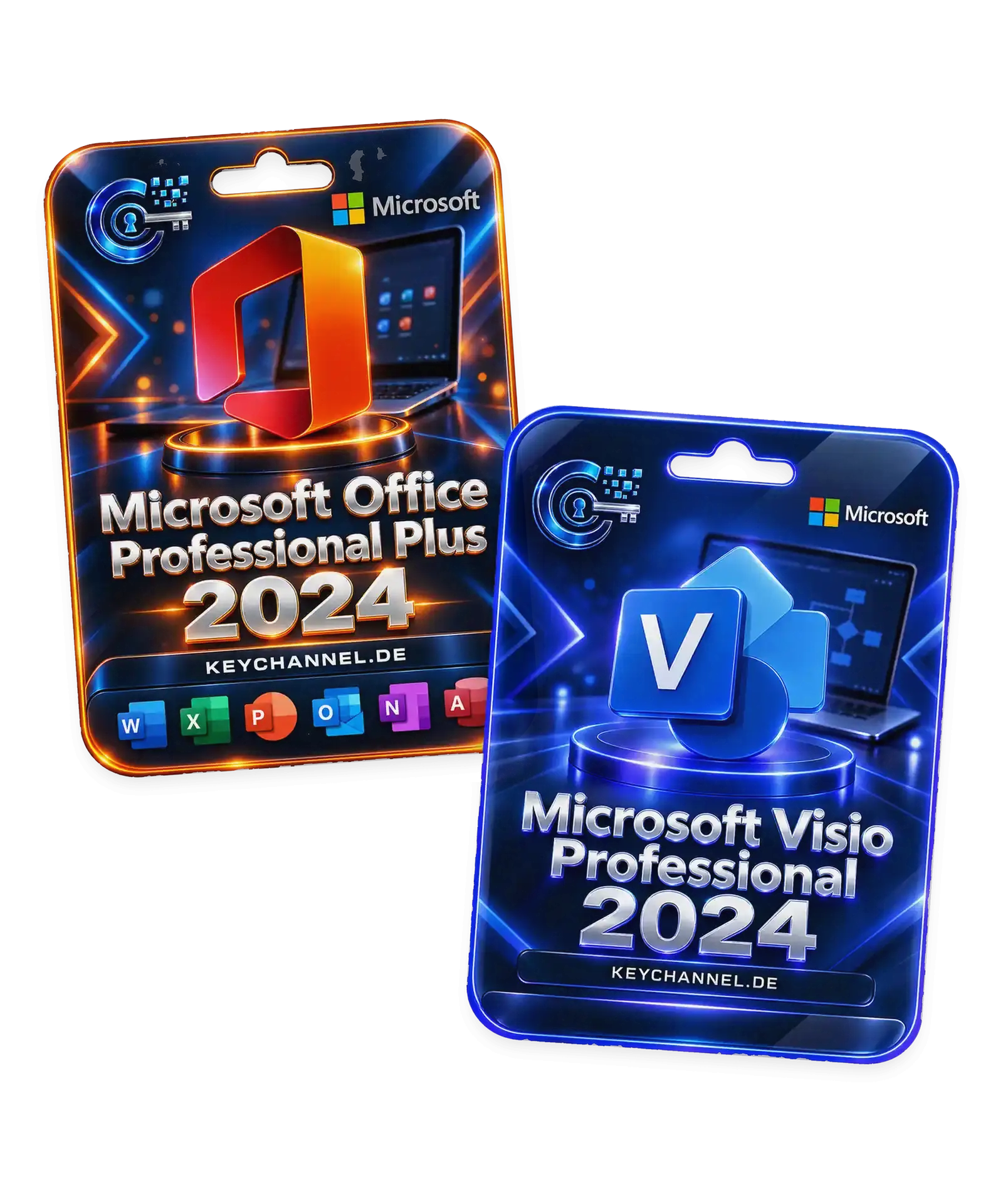 Office 2024 Professional Plus + Visio 2024 Professional – Bundle für 1 PC, unbefristet