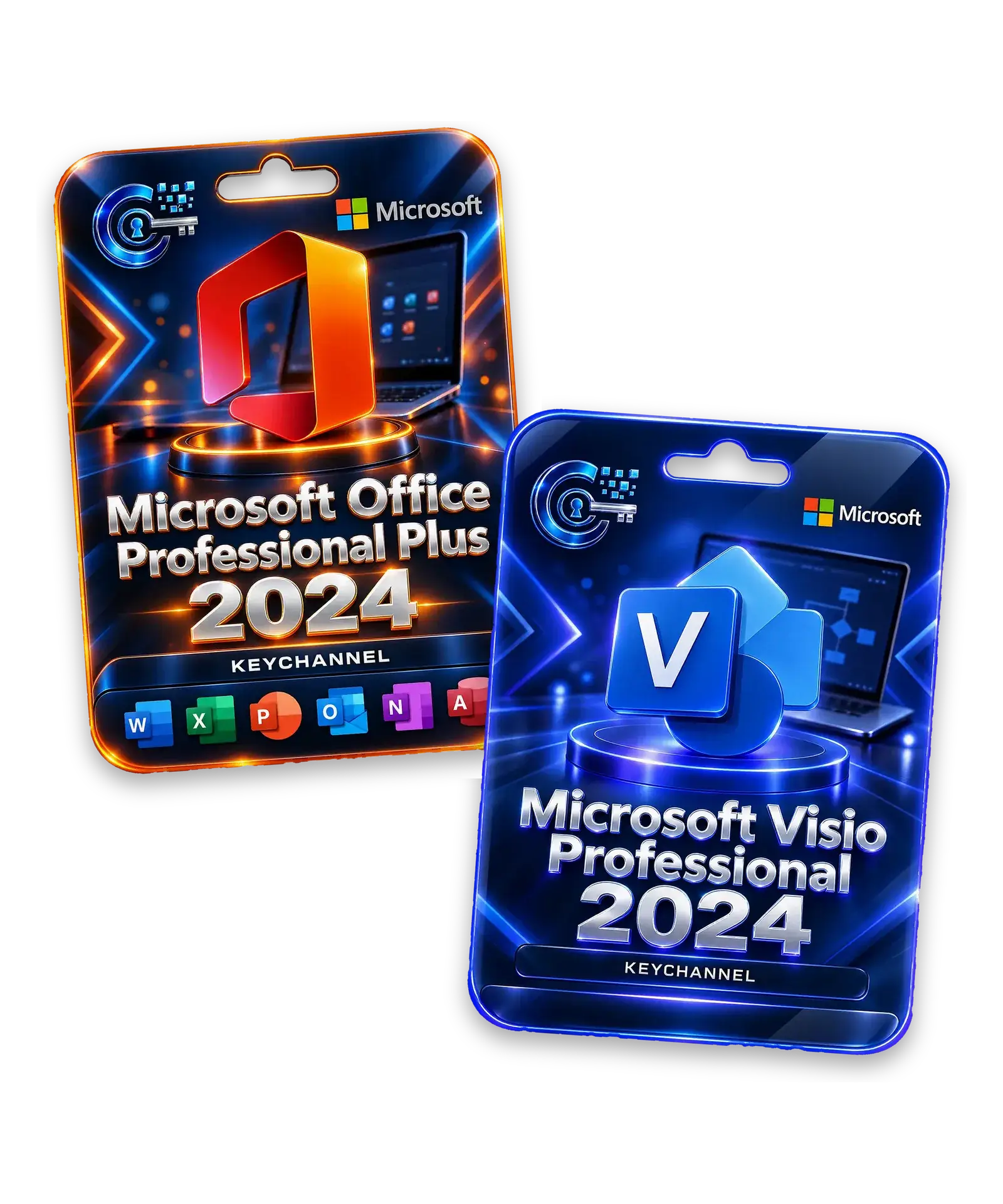 Office 2024 Professional Plus + Visio 2024 Professional – Bundle für 1 PC, unbefristet