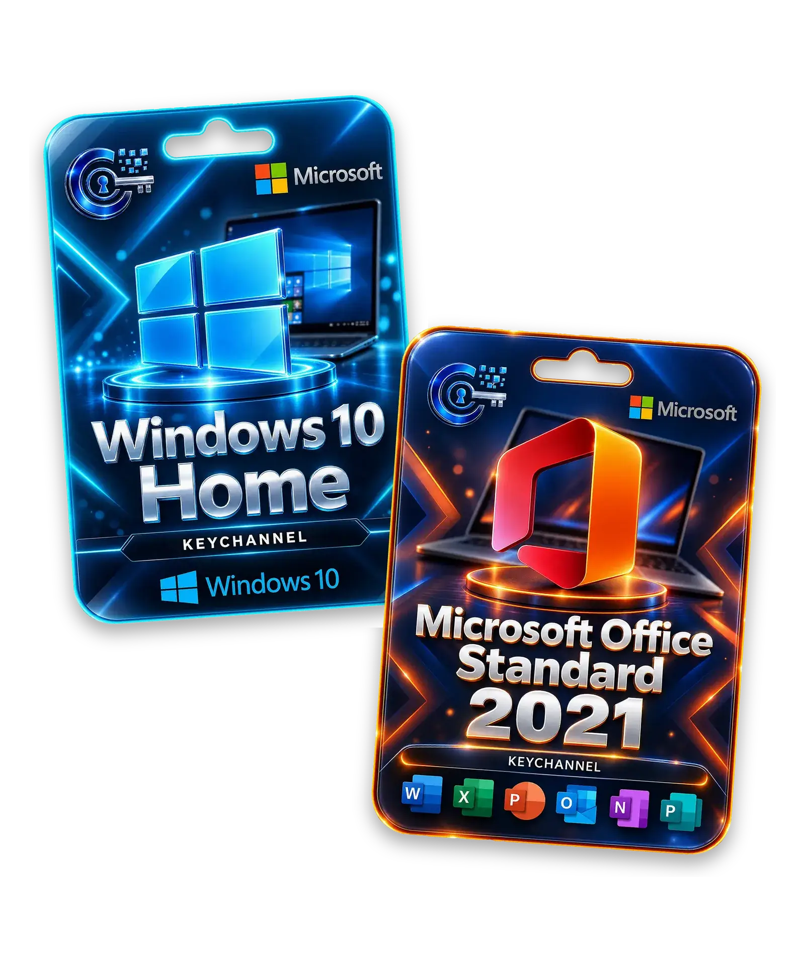 Windows 10 Home + Office 2021 Standard – Bundle für 1 PC, unbefristet
