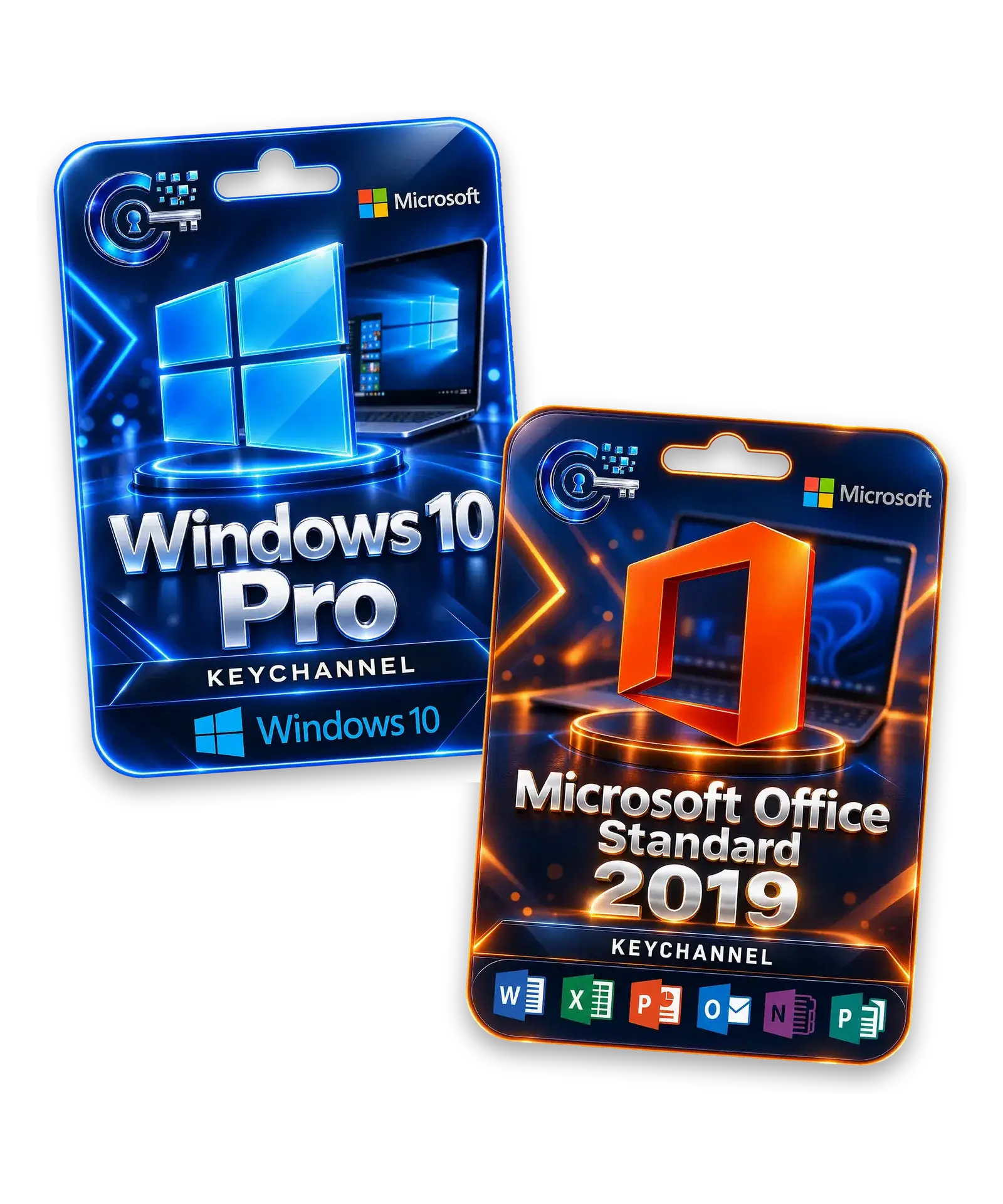 Windows 10 Pro + Office 2019 Standard – Bundle für 1 PC, unbefristet