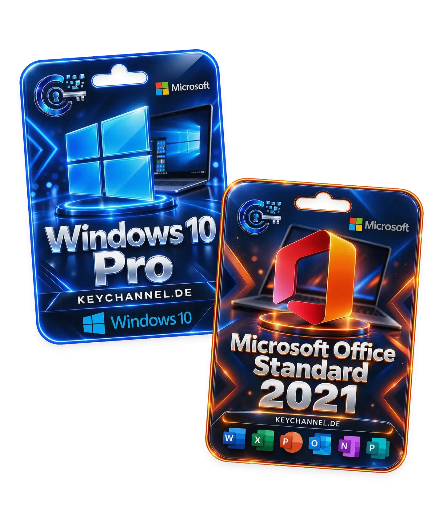 Windows 10 Pro + Office 2021 Standard – Bundle für 1 PC, unbefristet
