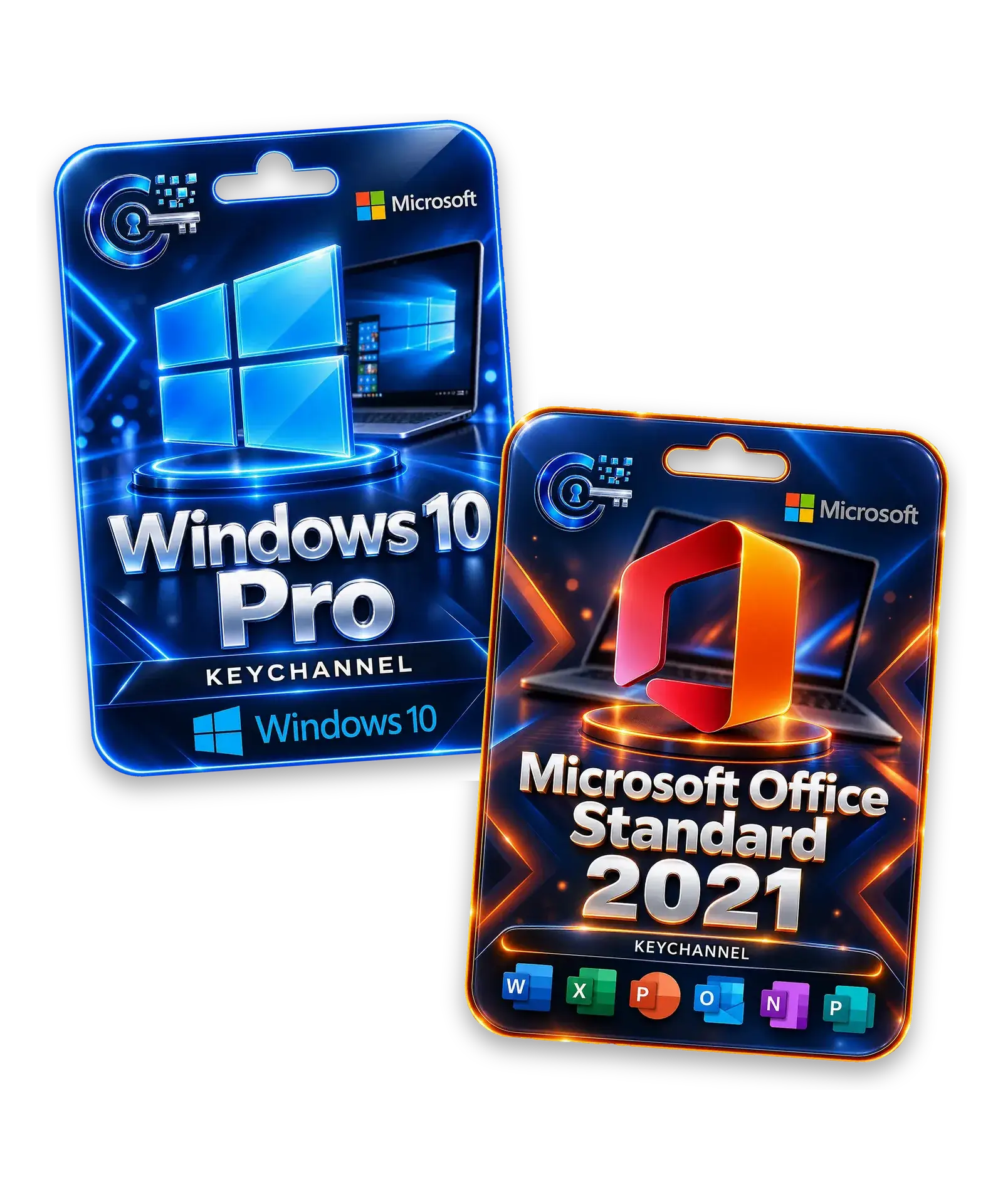 Windows 10 Pro + Office 2021 Standard – Bundle für 1 PC, unbefristet
