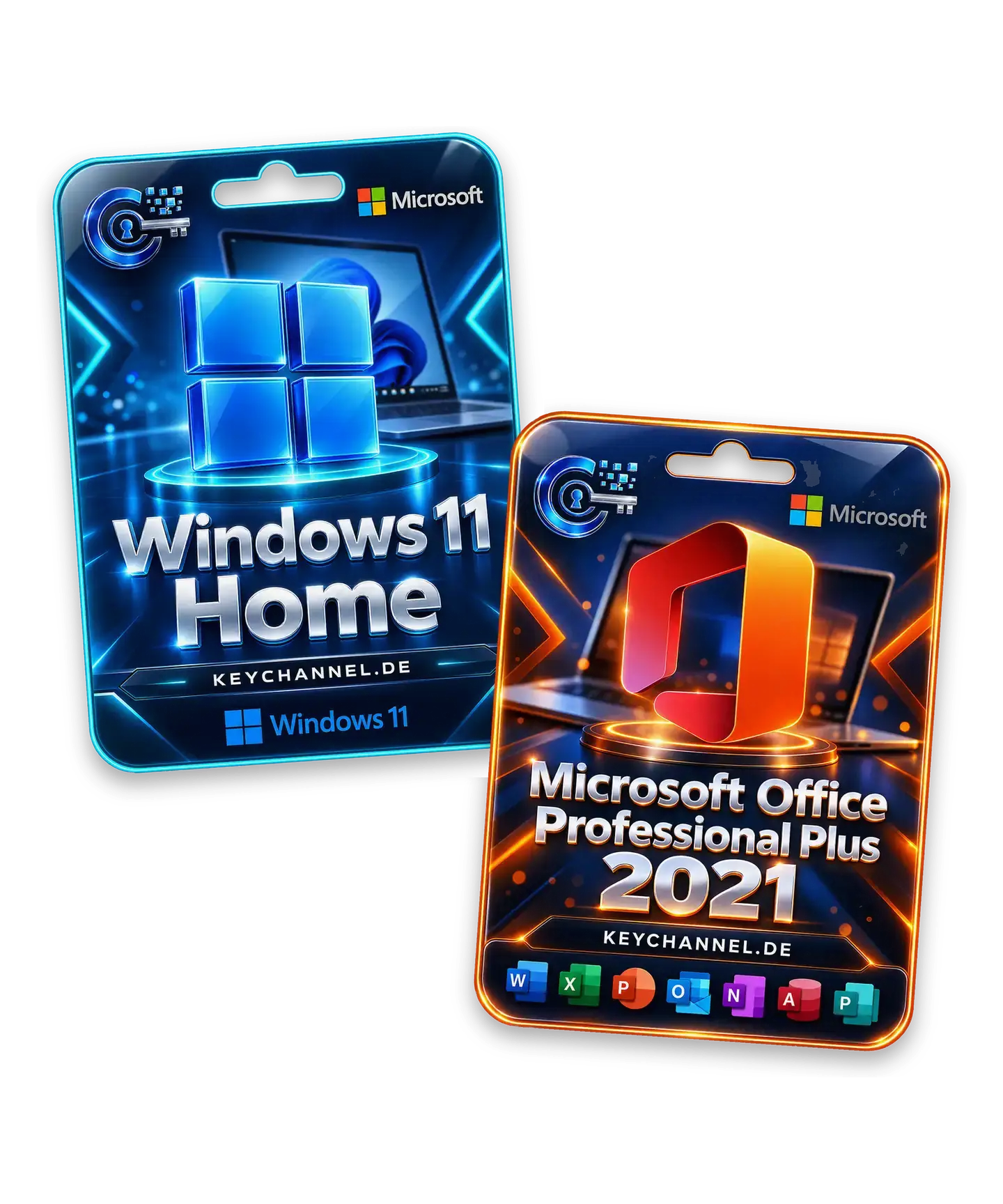 Windows 11 Home + Office 2021 Professional Plus – Bundle für 1 PC, unbefristet