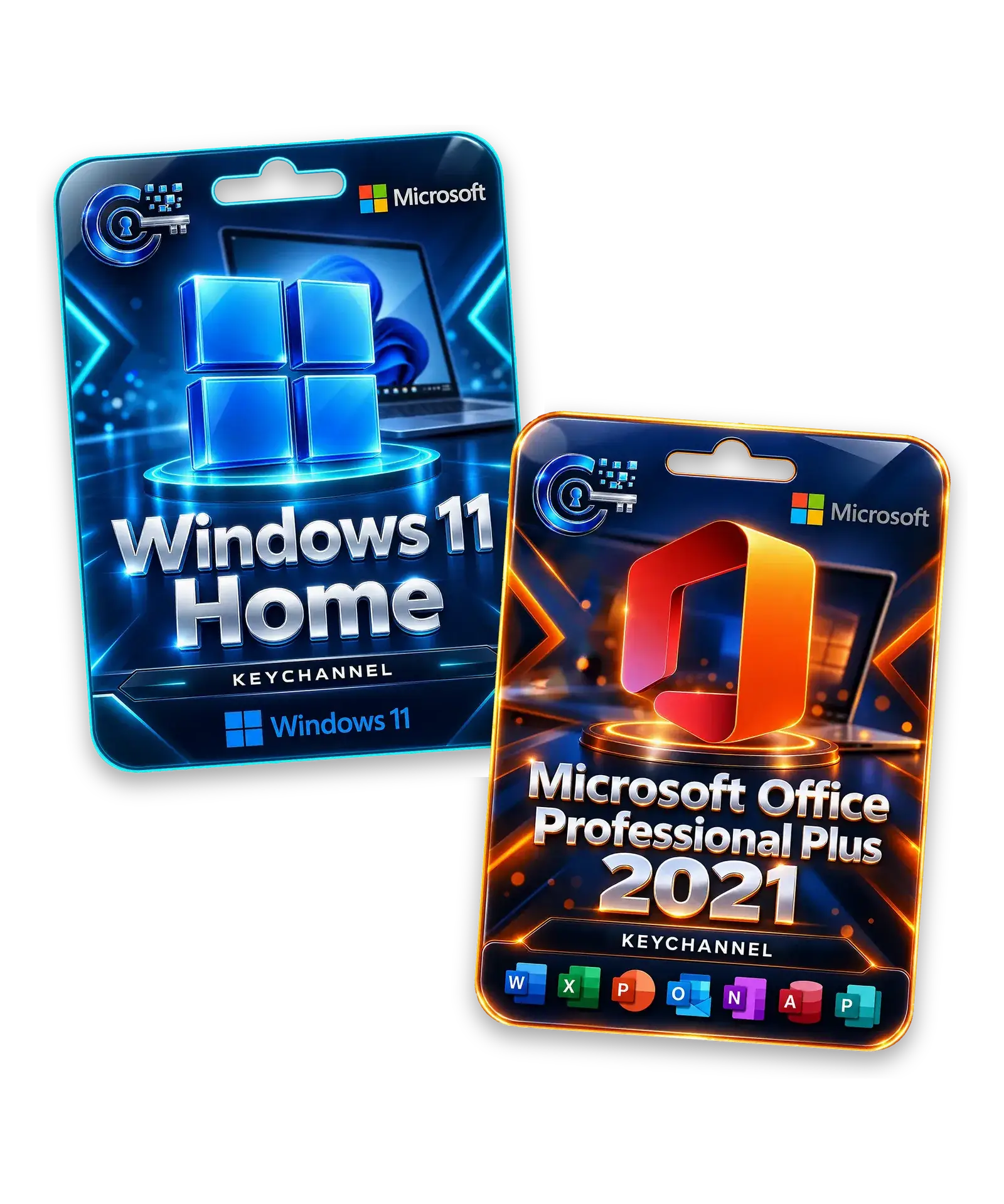 Windows 11 Home + Office 2021 Professional Plus – Bundle für 1 PC, unbefristet