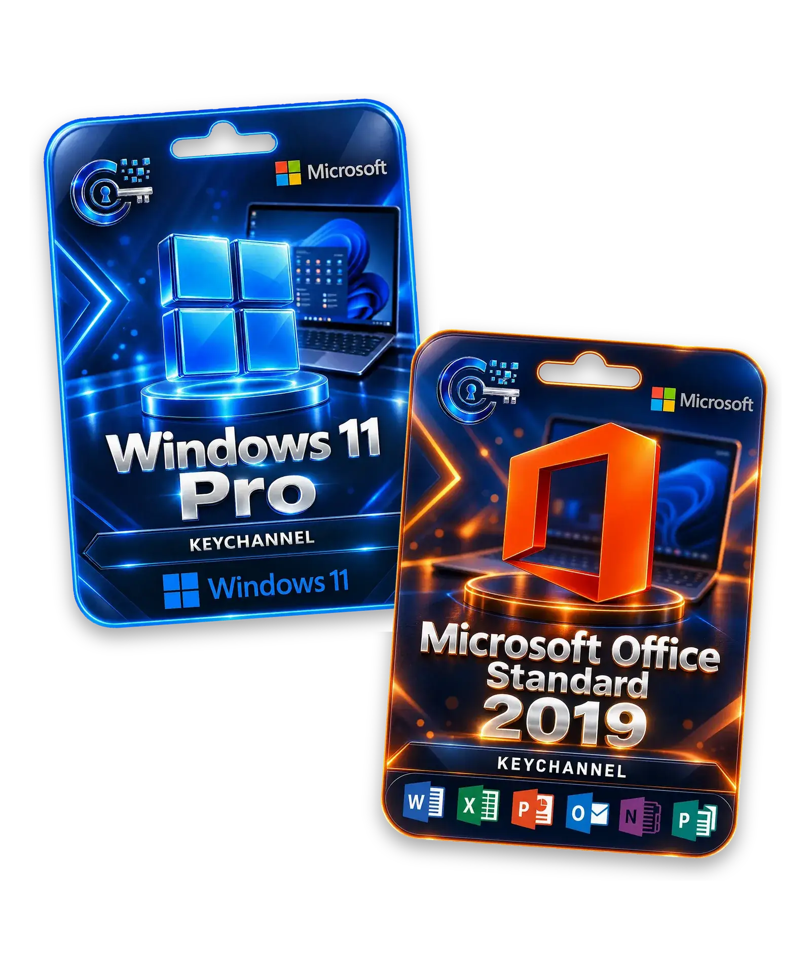 Windows 11 Pro + Office 2019 Standard – Bundle für 1 PC, unbefristet
