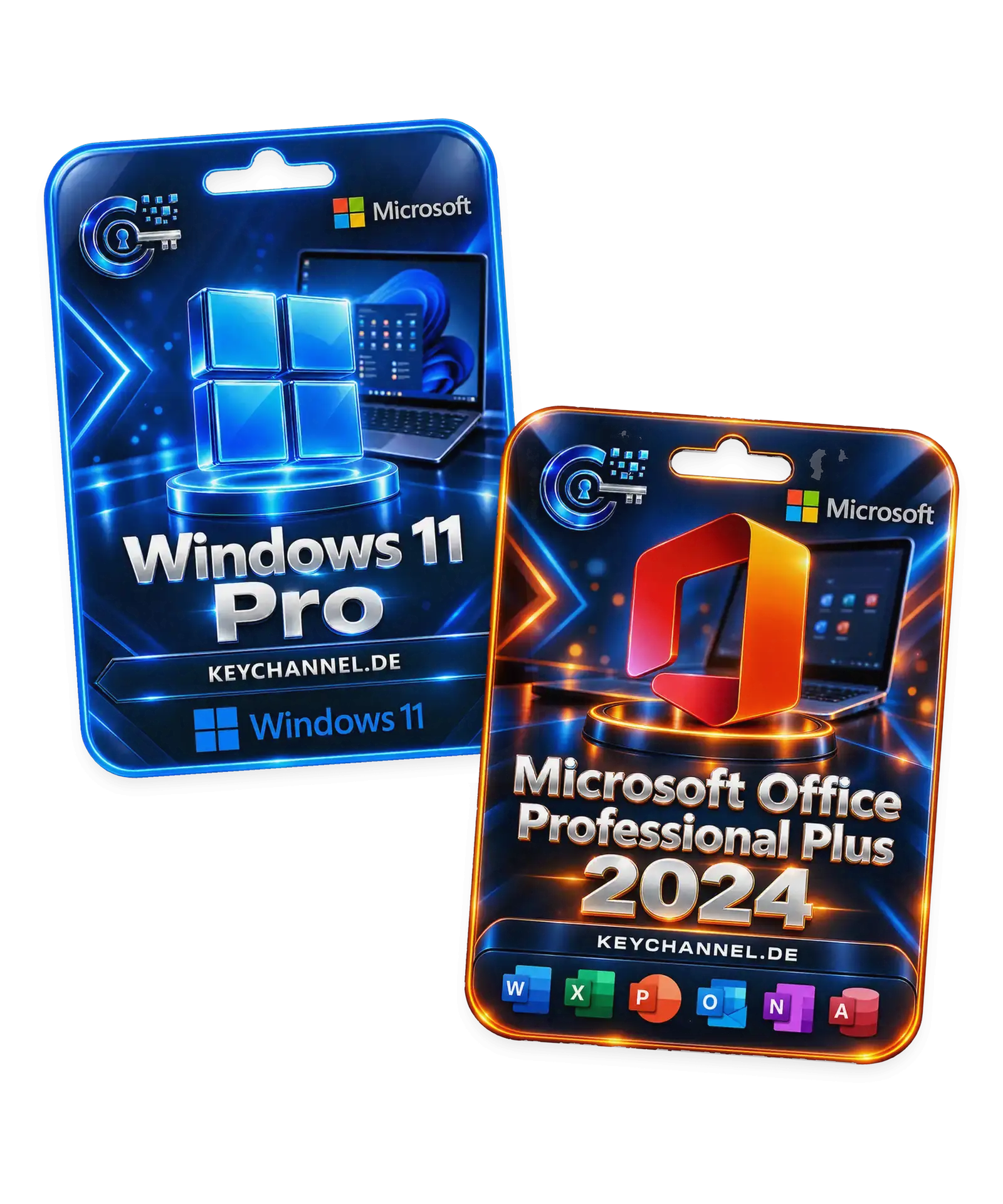 Windows 11 Pro + Office 2024 Professional Plus – Bundle für 1 PC, unbefristet