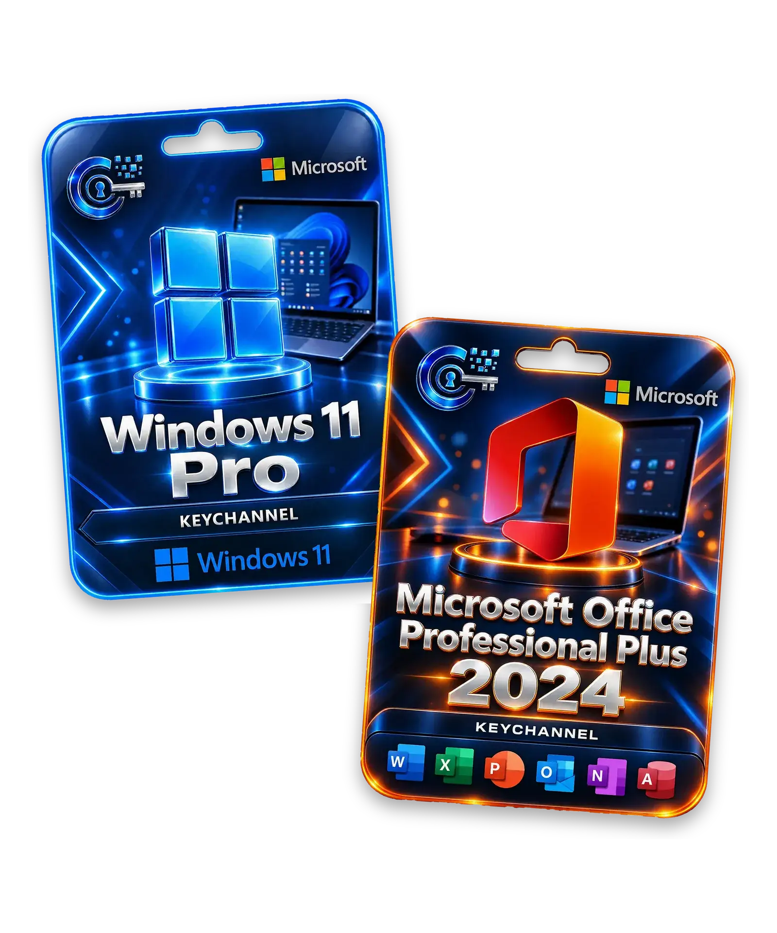 Windows 11 Pro + Office 2024 Professional Plus – Bundle für 1 PC, unbefristet