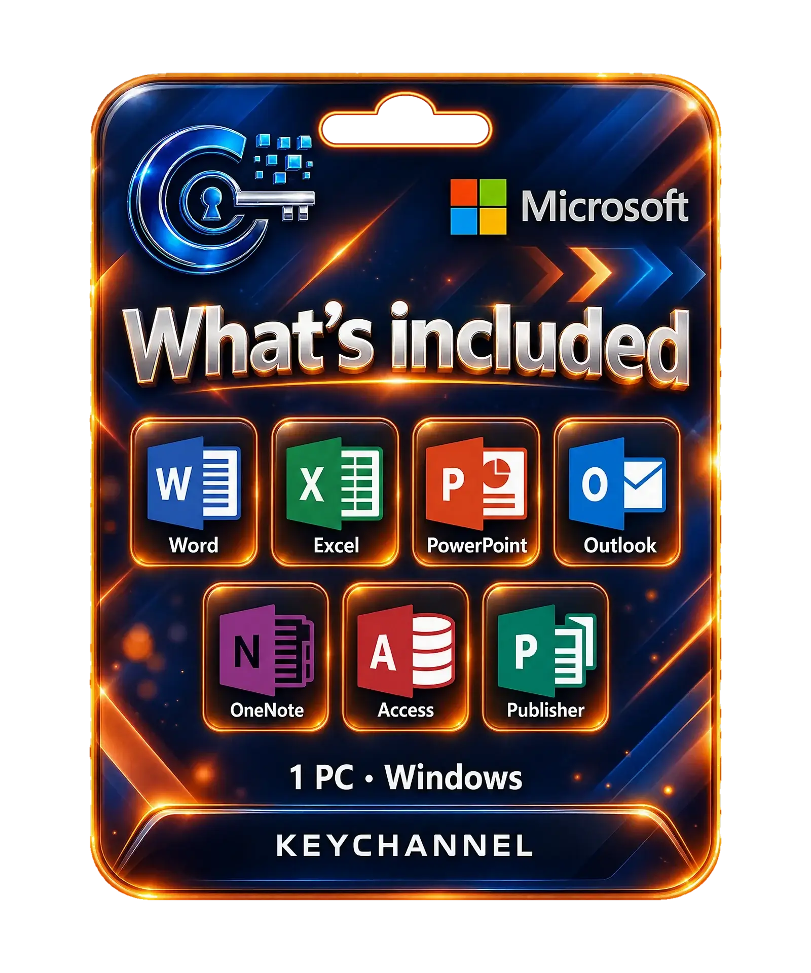 Microsoft Office 2016 Professional Plus – what is included: Word, Excel, PowerPoint, Outlook, OneNote, Access, Publisher