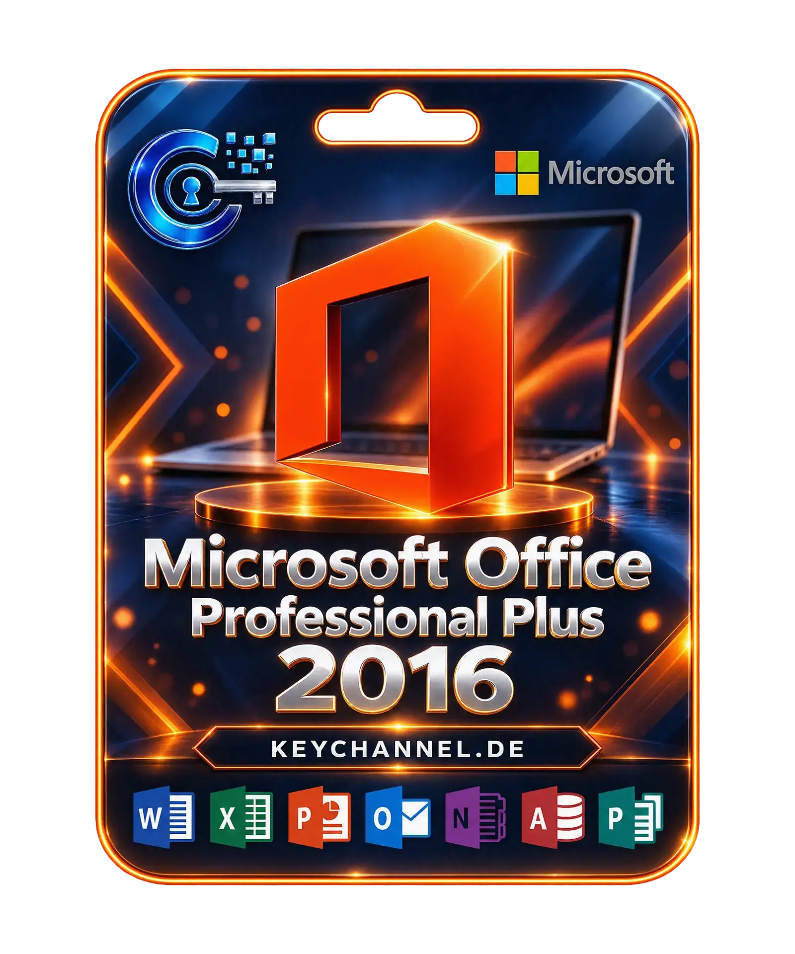Microsoft Office 2016 Professional Plus Lizenz – Key für 1 Windows-PC, unbefristet