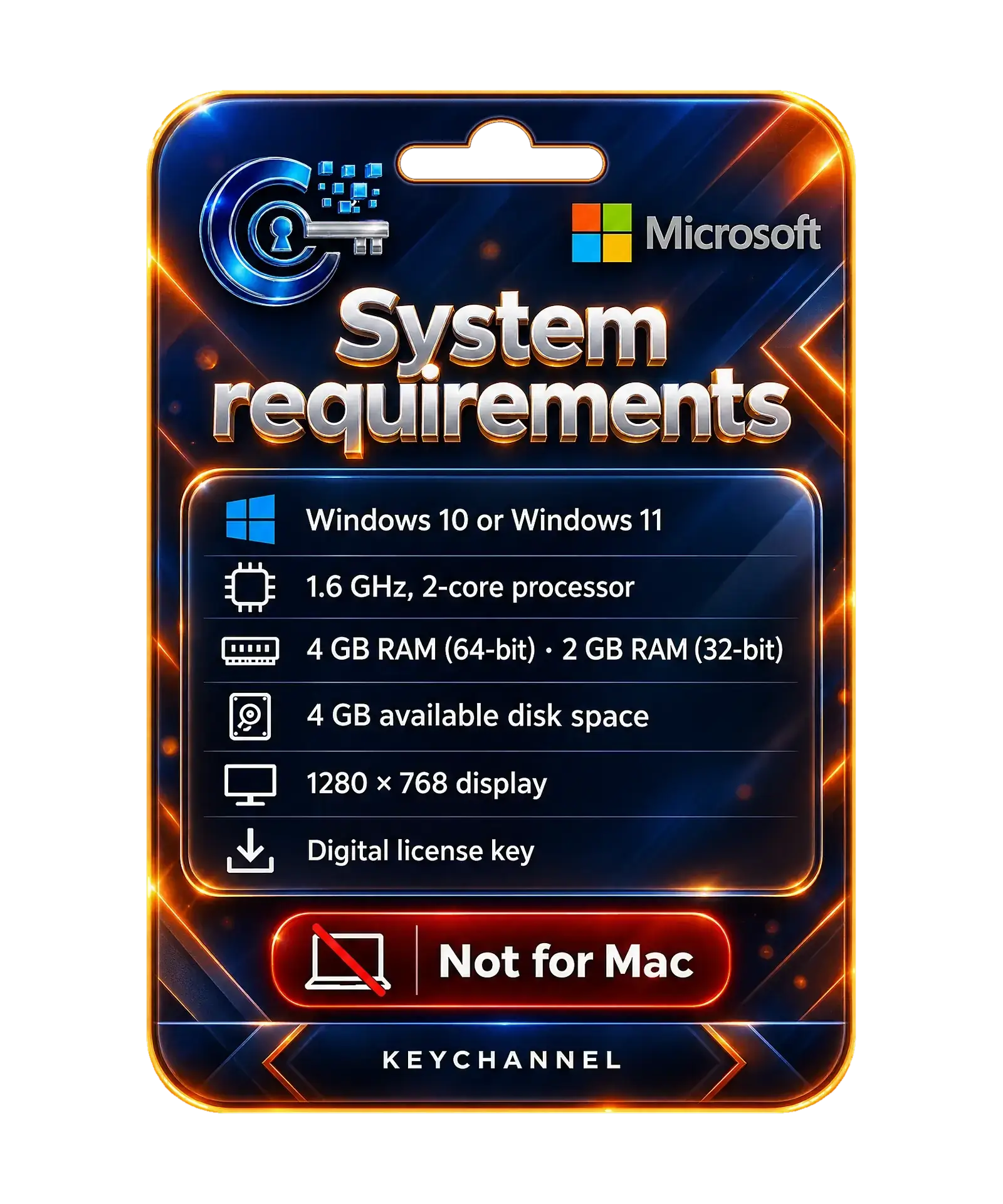 Microsoft Office 2021 Professional Plus – system requirements, not for Mac