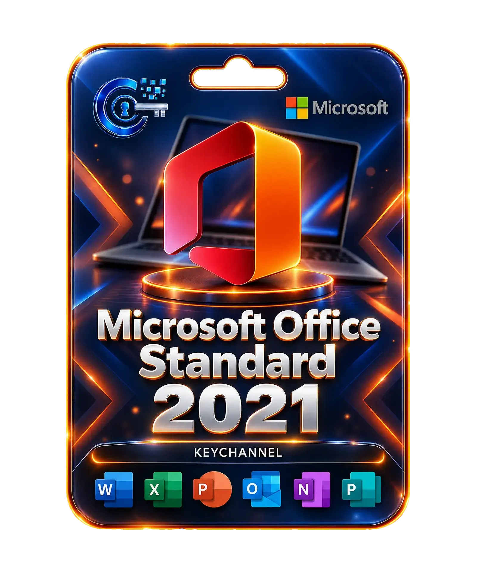 Microsoft Office 2021 Standard – license key card