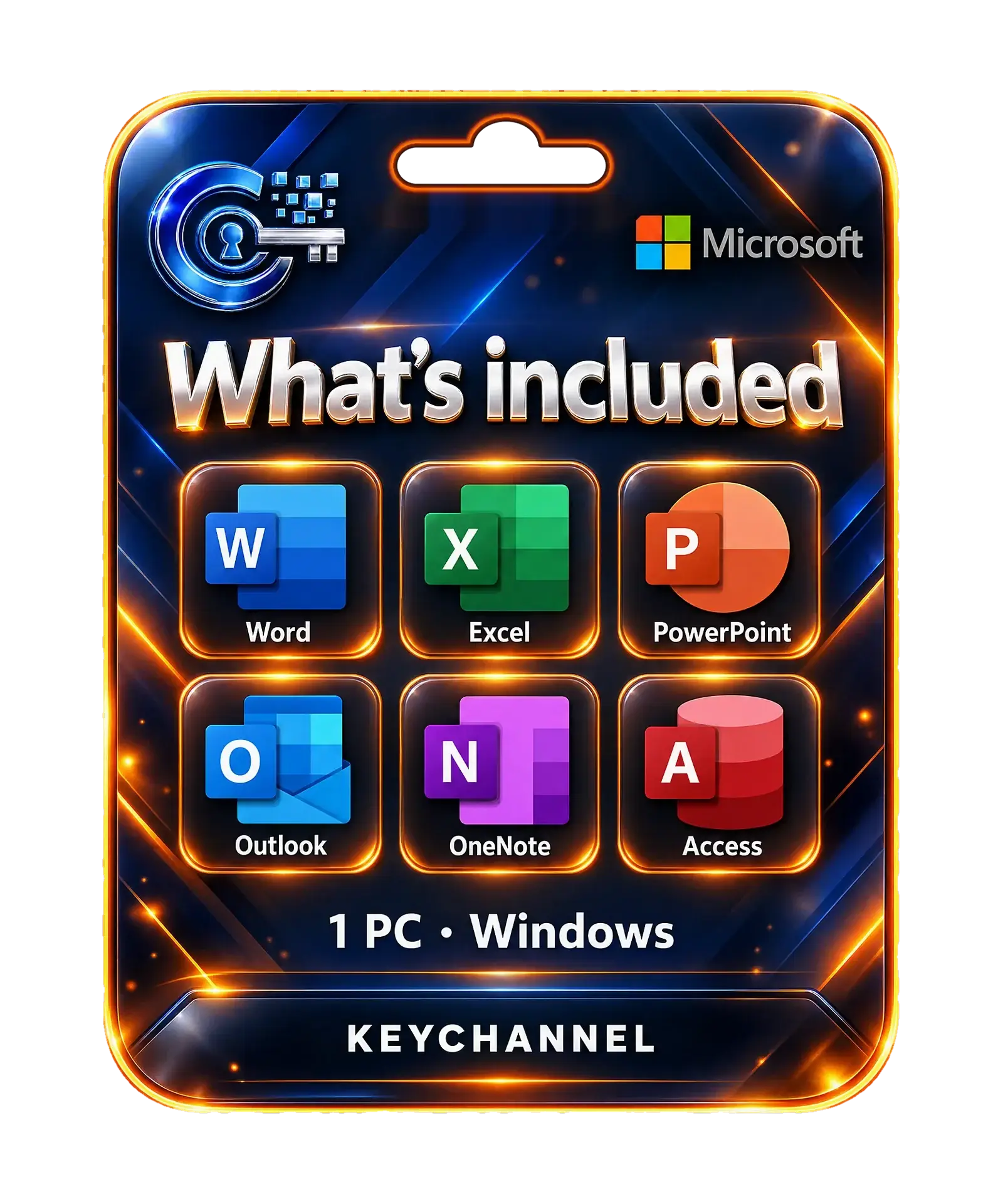 Microsoft Office 2024 Professional Plus – what is included: Word, Excel, PowerPoint, Outlook, OneNote, Access