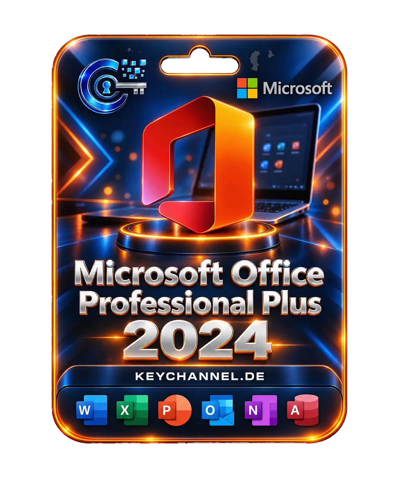 Microsoft Office 2024 Professional Plus Lizenz – Key für 1 Windows-PC, unbefristet