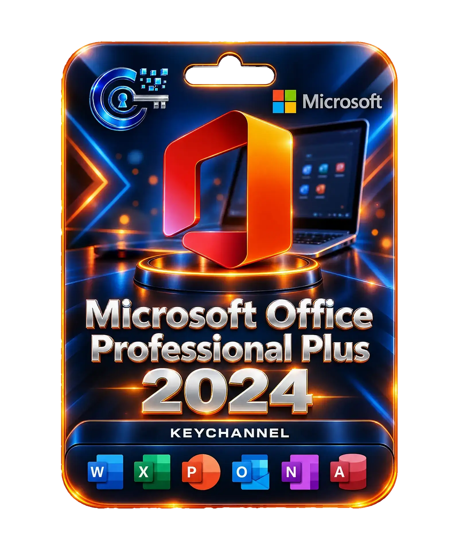 Microsoft Office 2024 Professional Plus Lizenz – Key für 1 Windows-PC, unbefristet