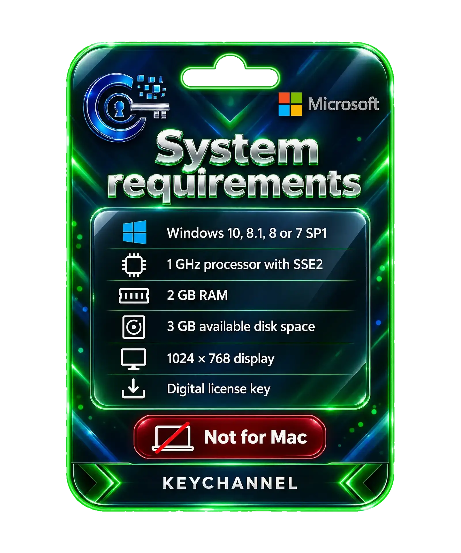 Microsoft Project 2016 Standard – system requirements, not for Mac