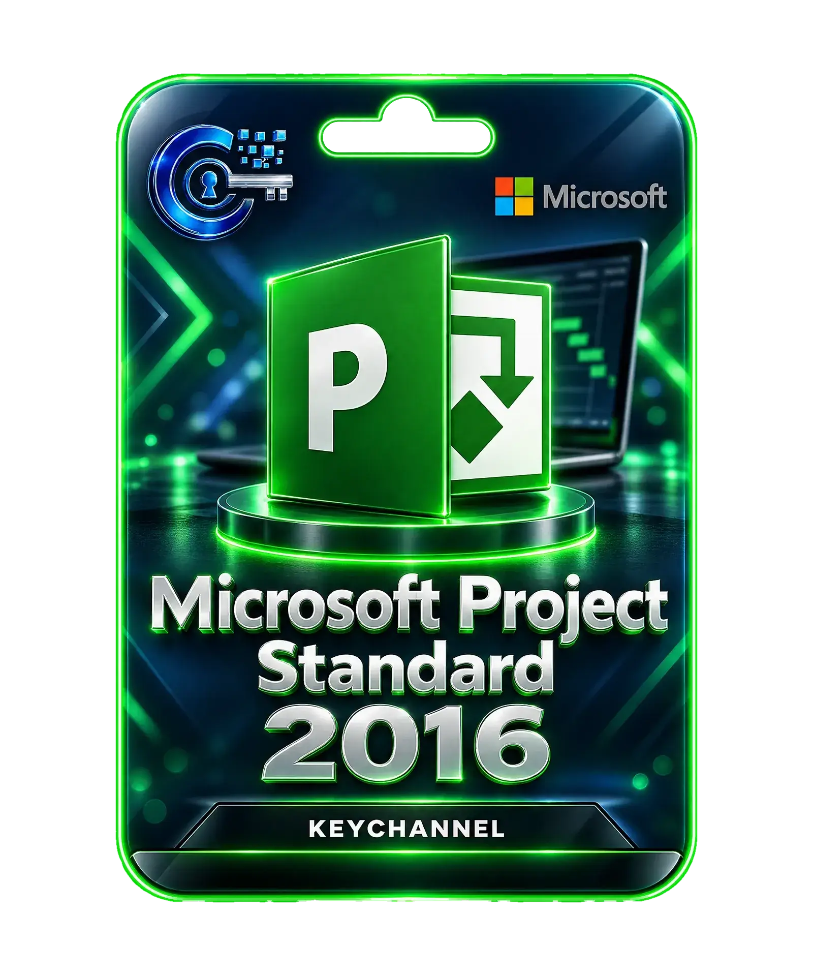 Microsoft Project 2016 Standard – license key card