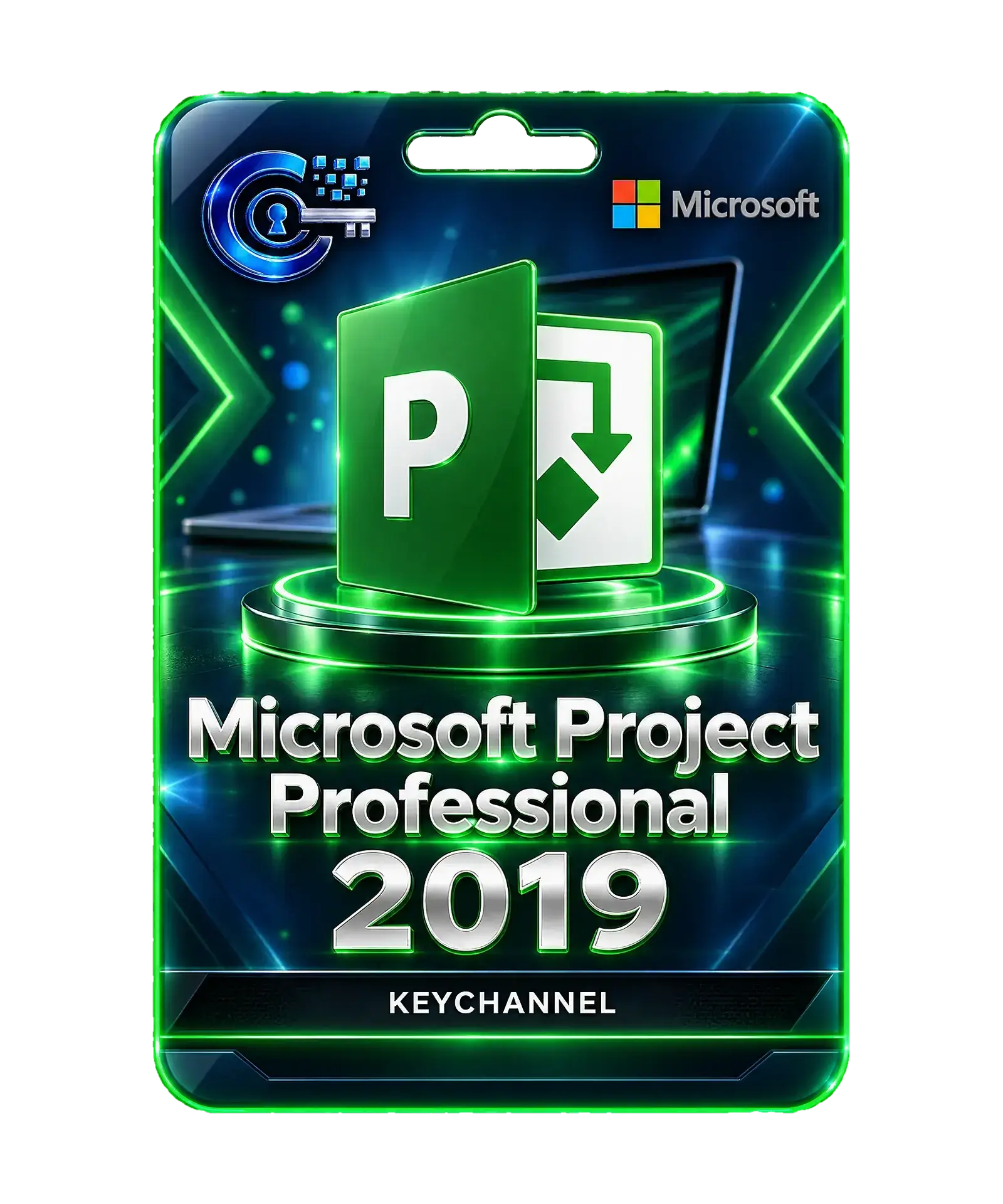 Microsoft Project 2019 Professional Lizenz – Key für 1 Windows-PC, unbefristet