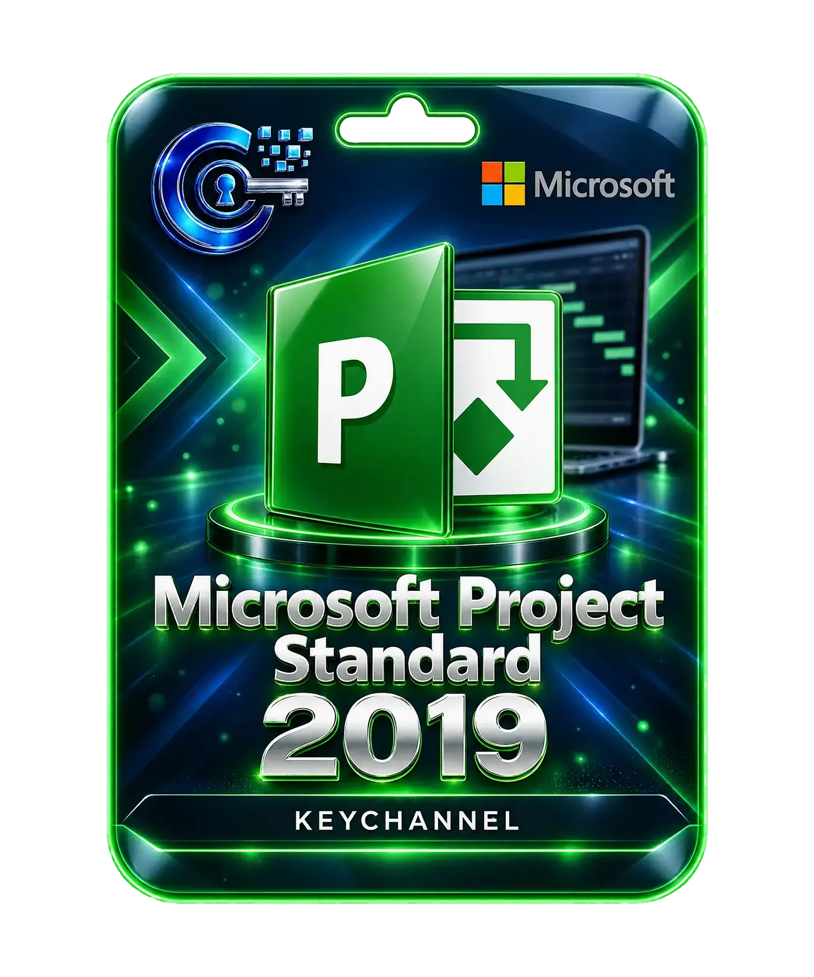 Microsoft Project 2019 Standard – license key card