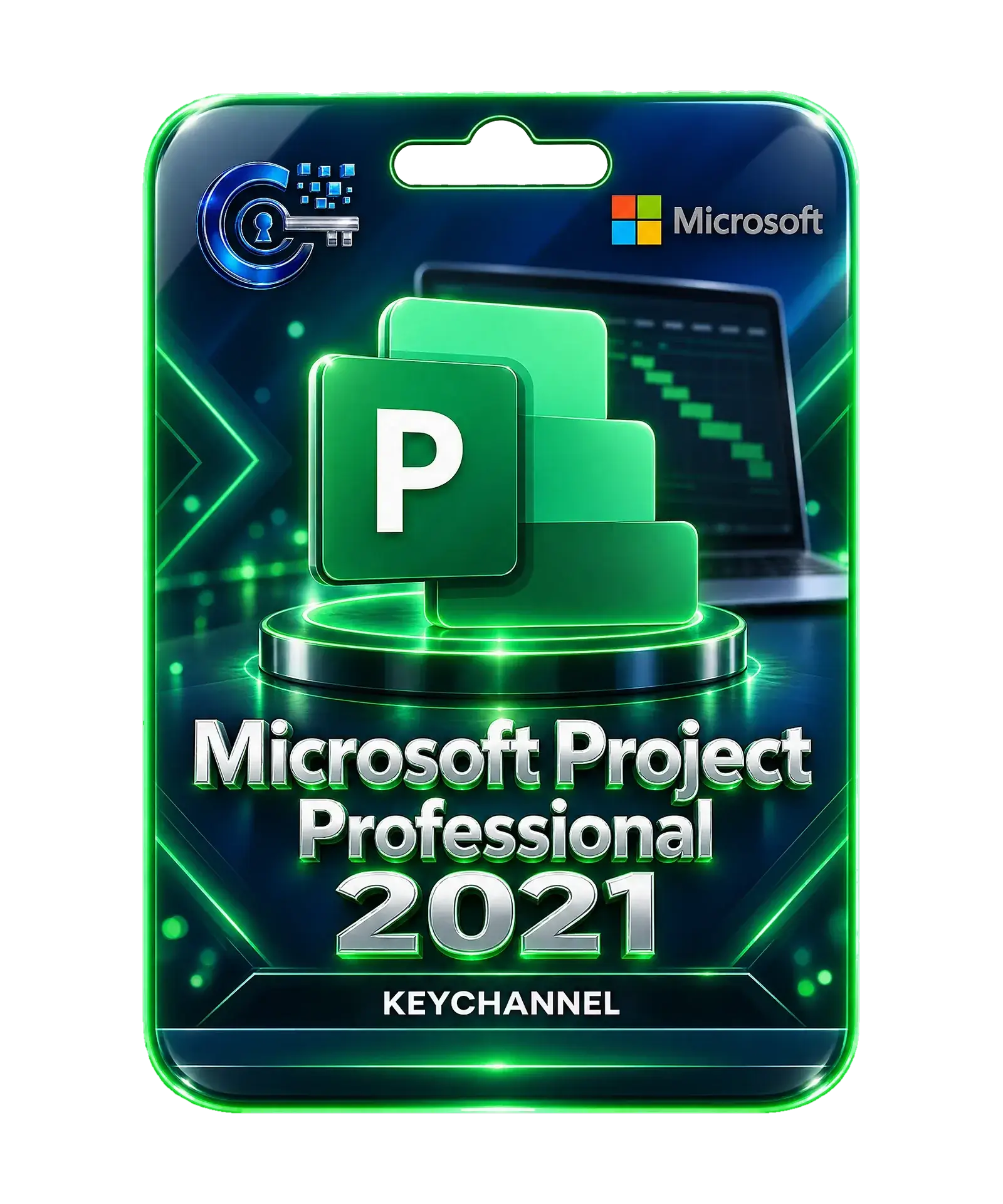 Microsoft Project 2021 Professional Lizenz – Key für 1 Windows-PC, unbefristet