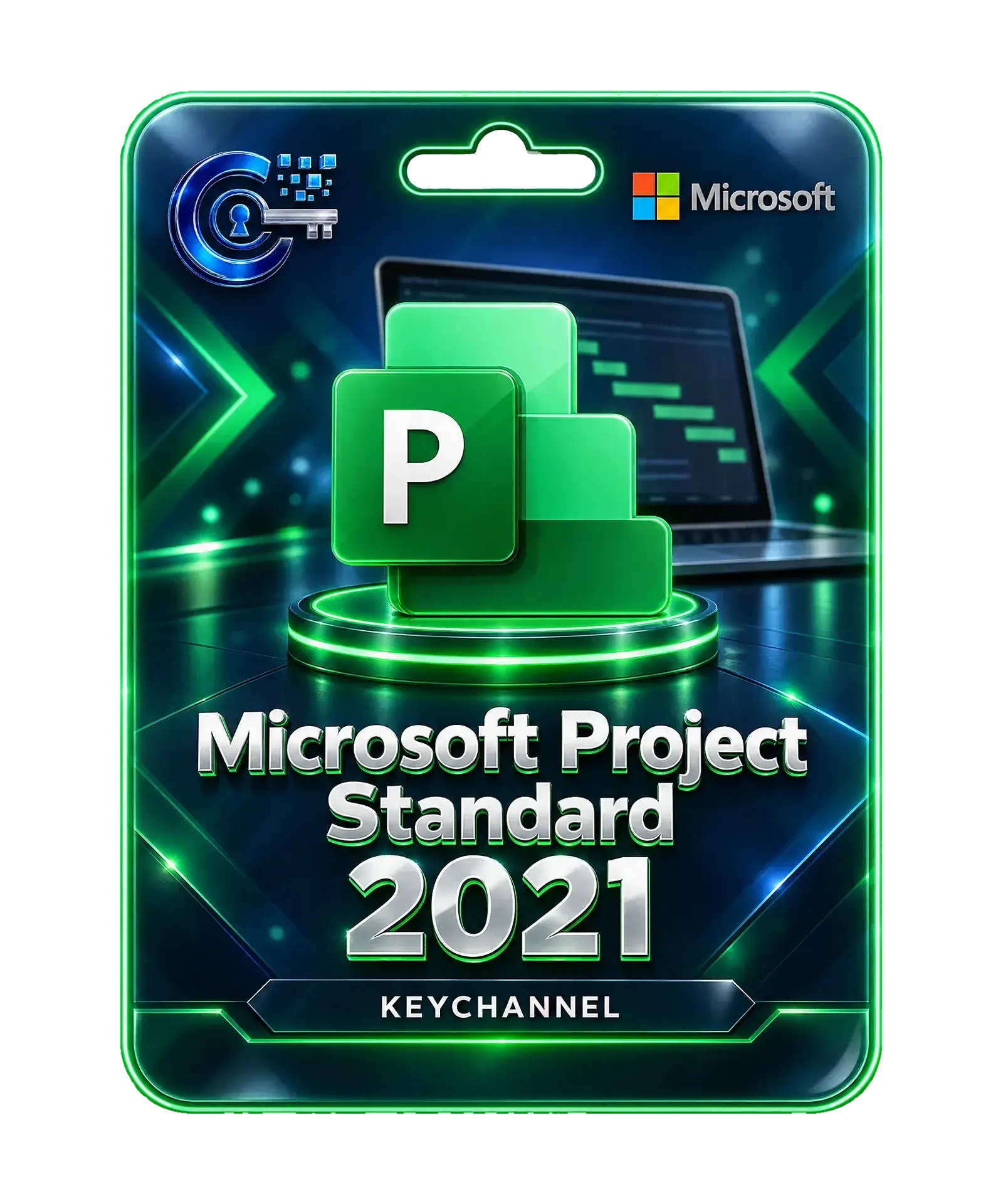 Microsoft Project 2021 Standard Lizenz – Key für 1 Windows-PC, unbefristet