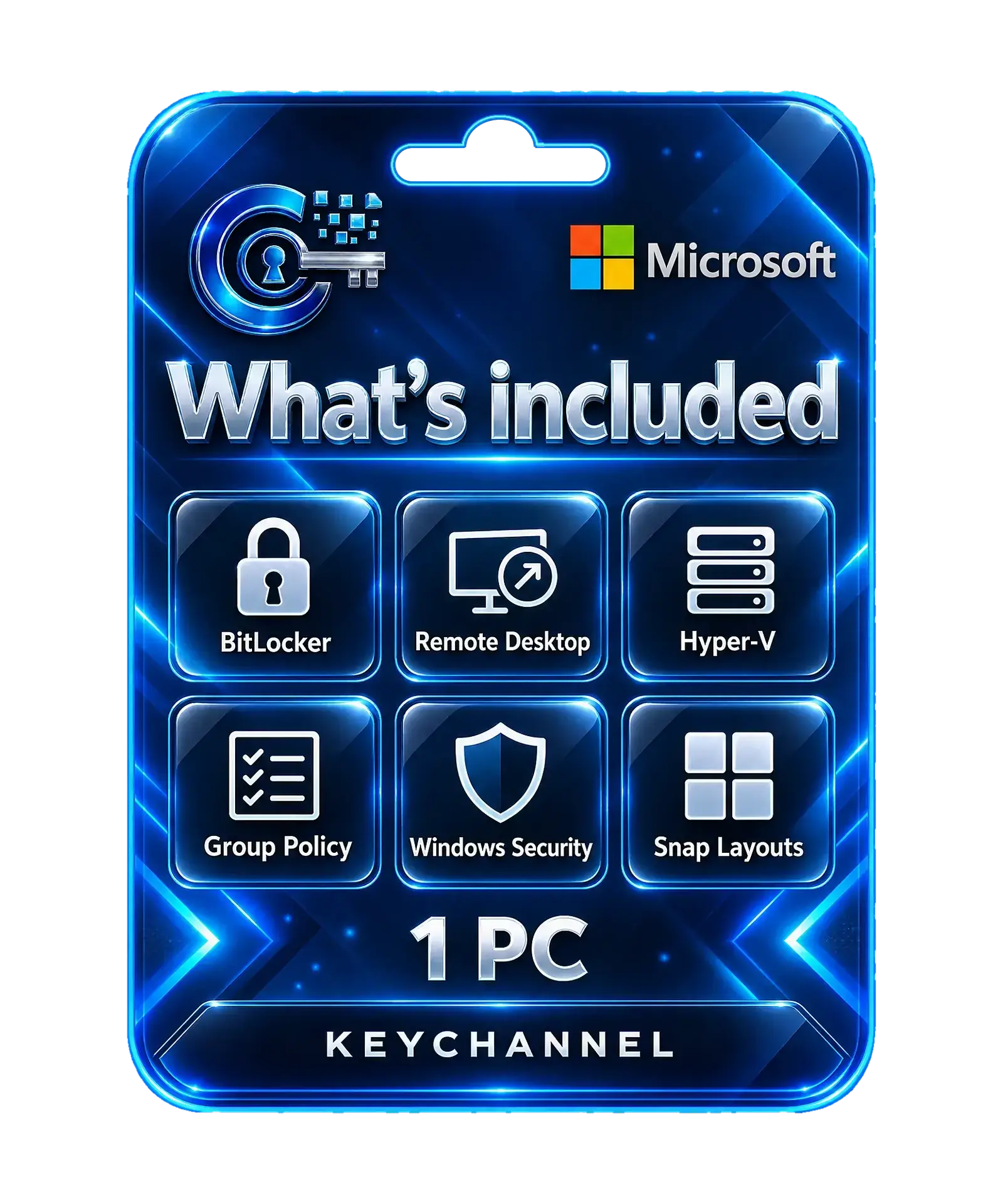 Windows 11 Pro – what is included: BitLocker, Remote Desktop, Hyper-V, Group Policy, Windows Security, Snap Layouts