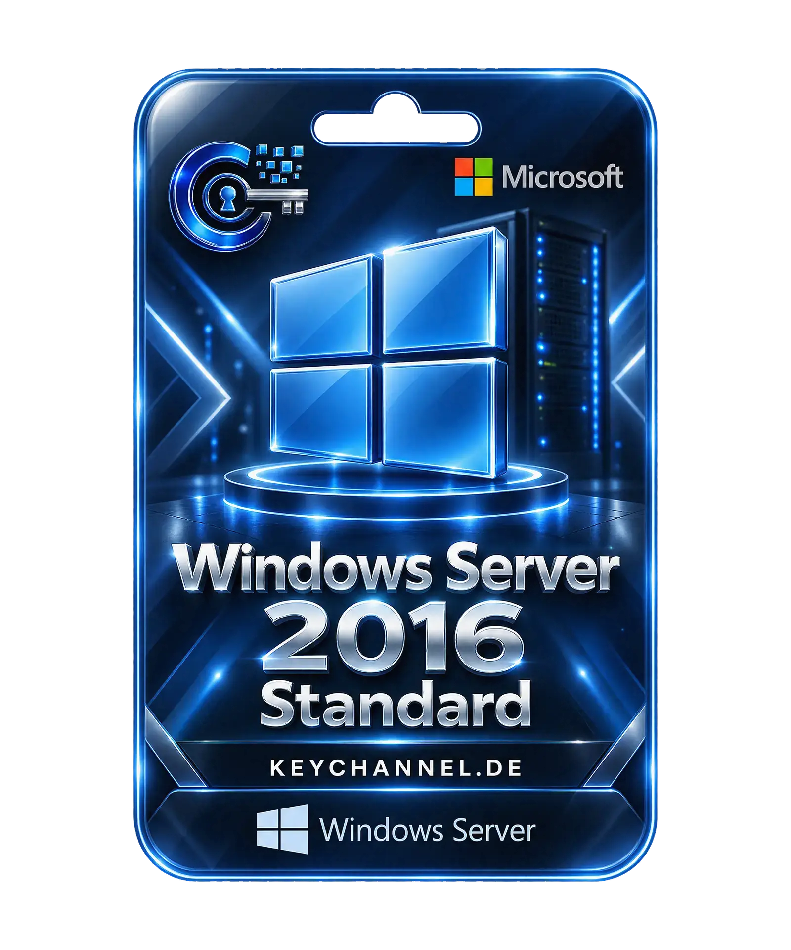 Windows Server 2016 Standard – license key card