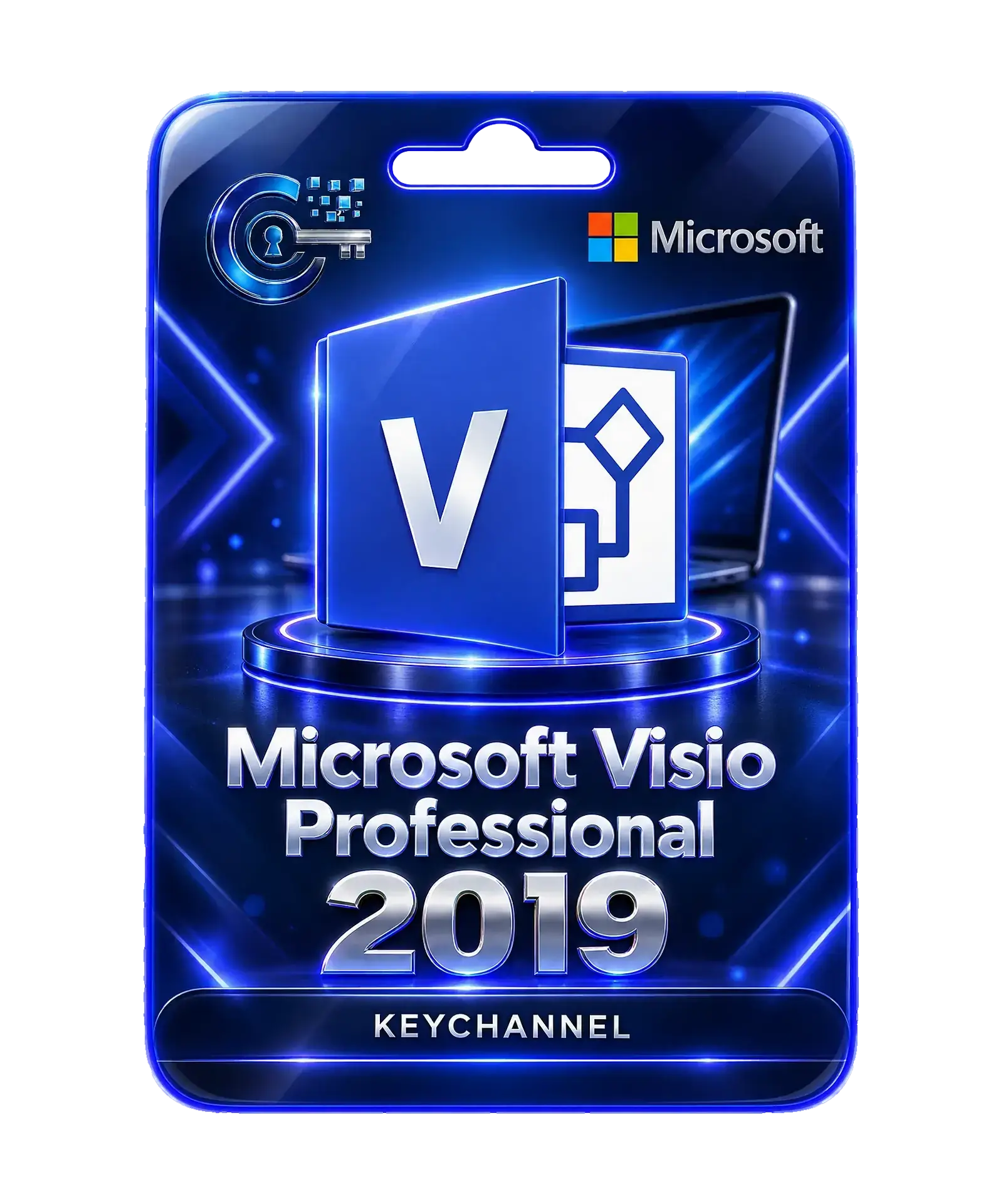 Microsoft Visio 2019 Professional Lizenz – Key für 1 Windows-PC, unbefristet