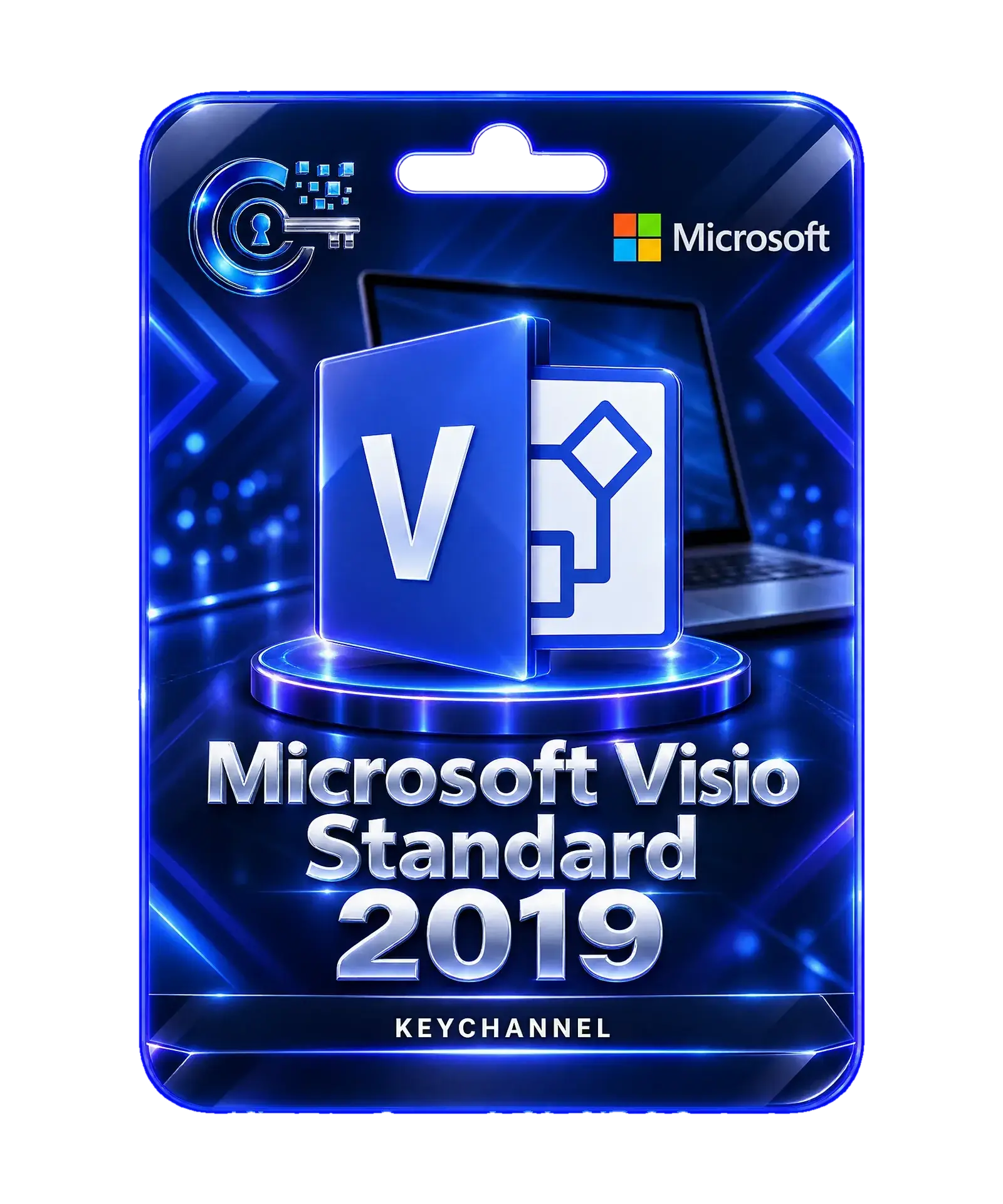Microsoft Visio 2019 Standard – license key card
