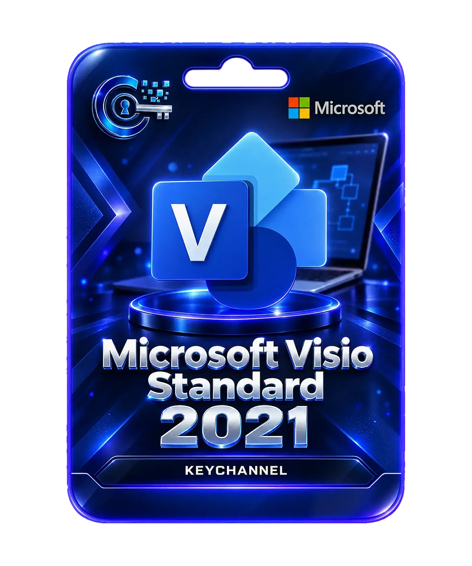 Microsoft Visio 2021 Standard Lizenz – Key für 1 Windows-PC, unbefristet