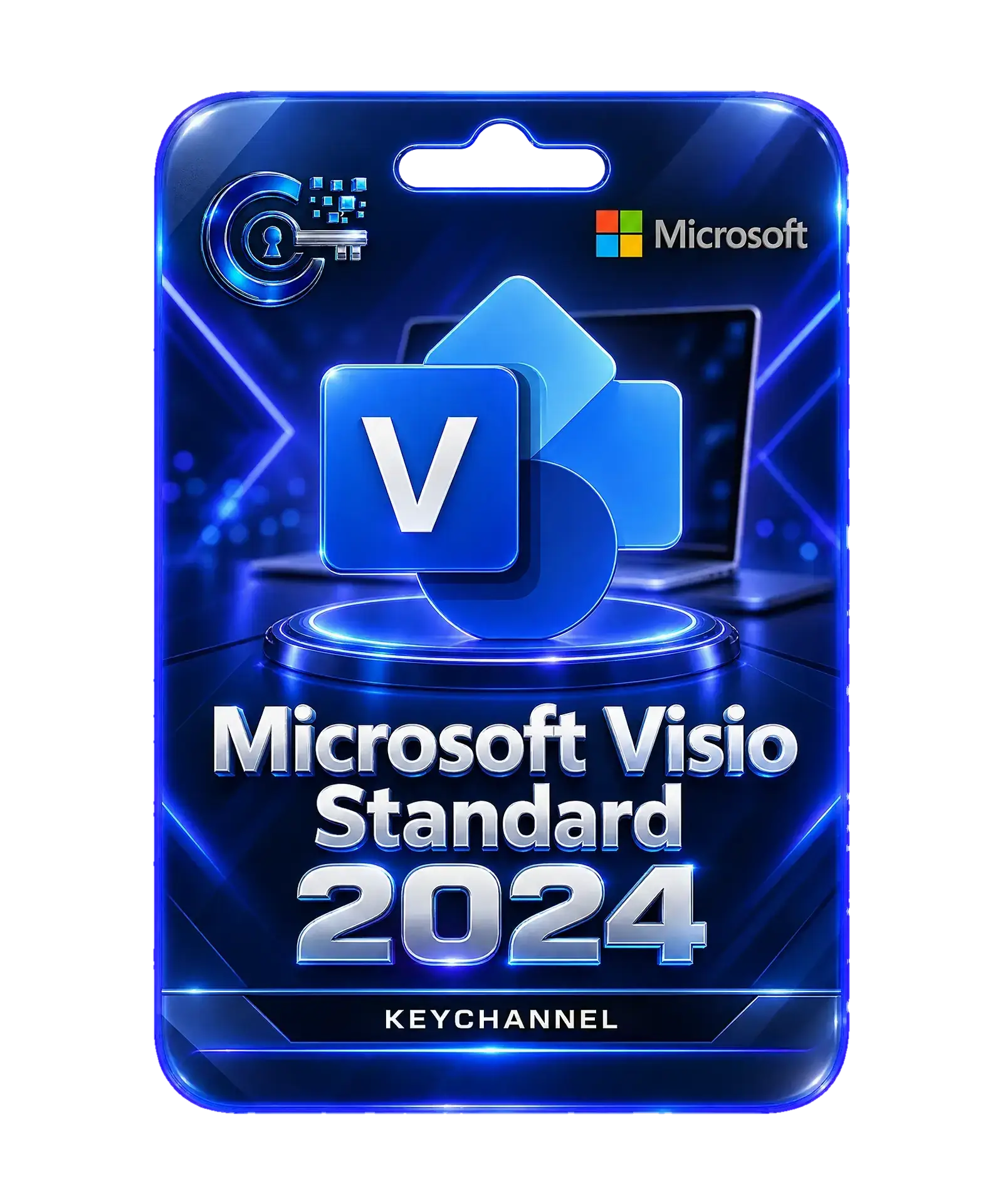 Microsoft Visio 2024 Standard Lizenz – Key für 1 Windows-PC, unbefristet